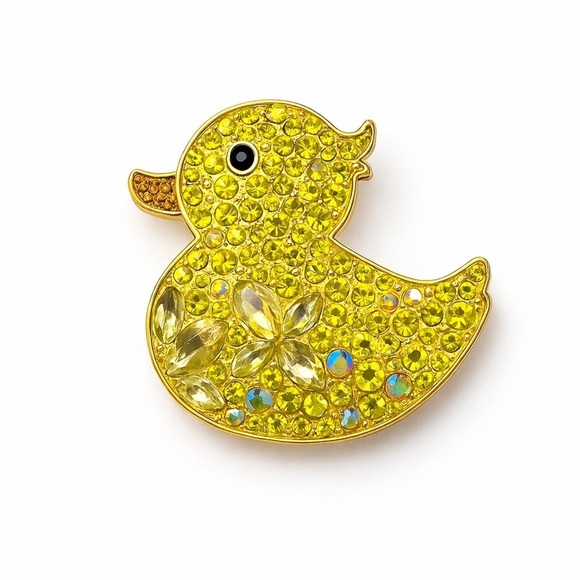 Anthropologie Jewelry - ⚜️💕 Cute Yellow Duck Brooch